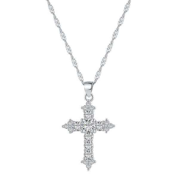 <ORIELL>Delicate Cross Shape Necklace