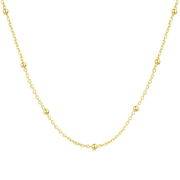 <ORIELL>Small Bead Clavicle Chain Simple Necklace