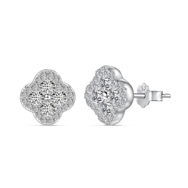 <ORIELL>Four-Leaf Clover Flower Shaped Earrings