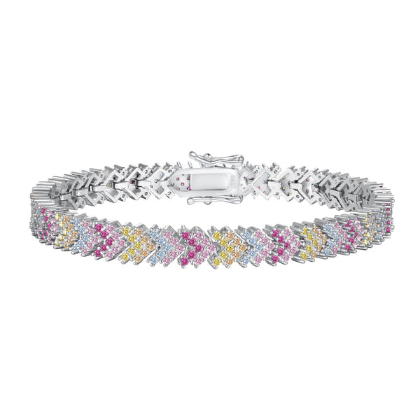 <ORIELL>Ornate Sparkling Round Cut Party Bracelet