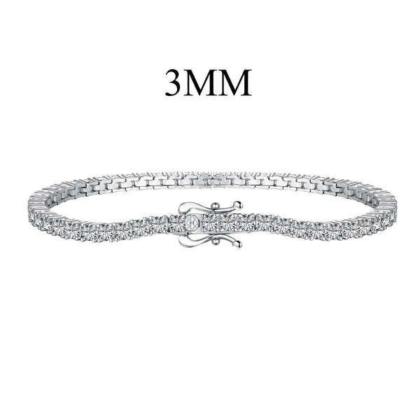 <ORIELL>Dainty Charming Round Cut Tennis Bracelet