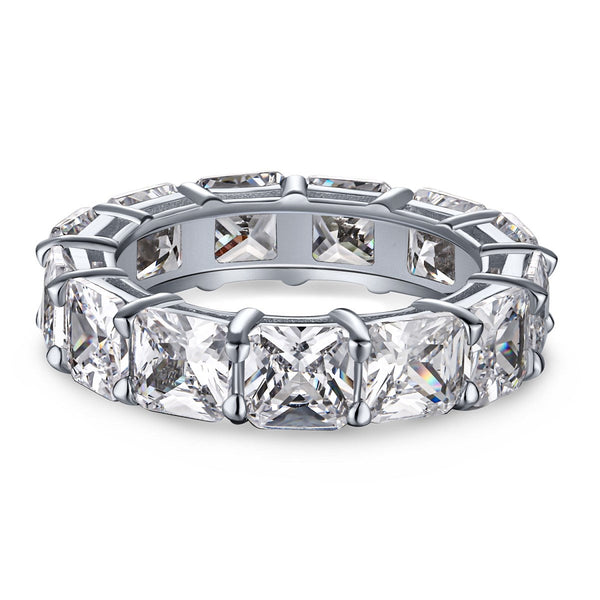 <ORIELL>Elegant Princess Cut Tennis Ring